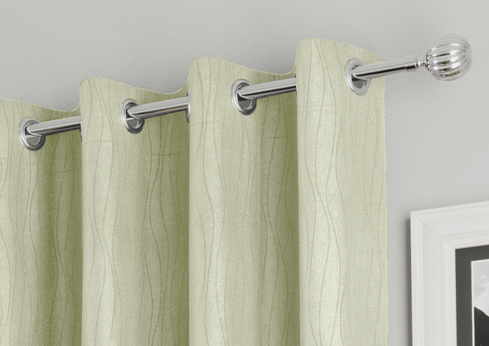 Goodwood Eyelet, Green - Ready Made Curtains - Image 9